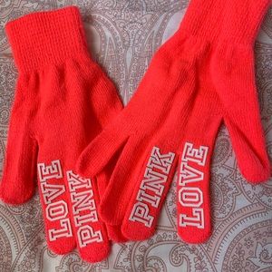 PINK gloves